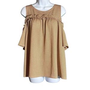 Lauren Conrad Cold Shoulder top Size L